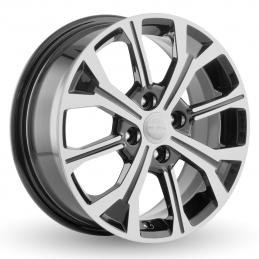 КиК Kia Rio (КС945) 6x15 PCD4x100 ET46 DIA 54.1  Алмаз-черный